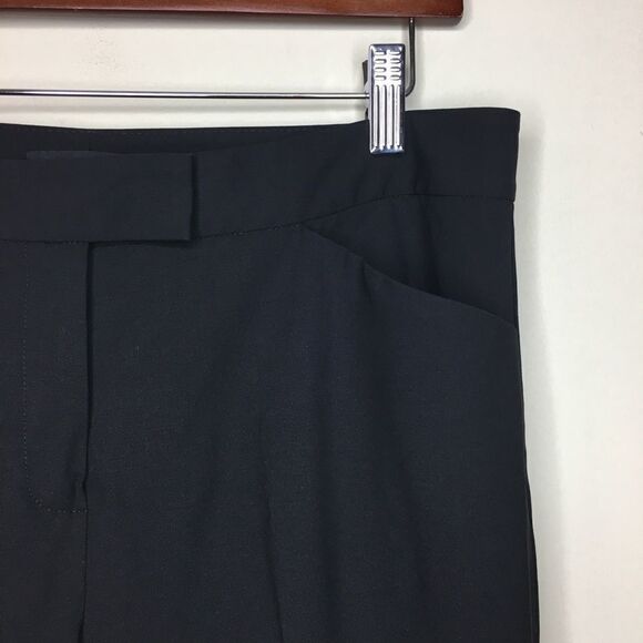 Lafayette Sz 6 Black Wool Trouser Pants - Picture 1 of 5